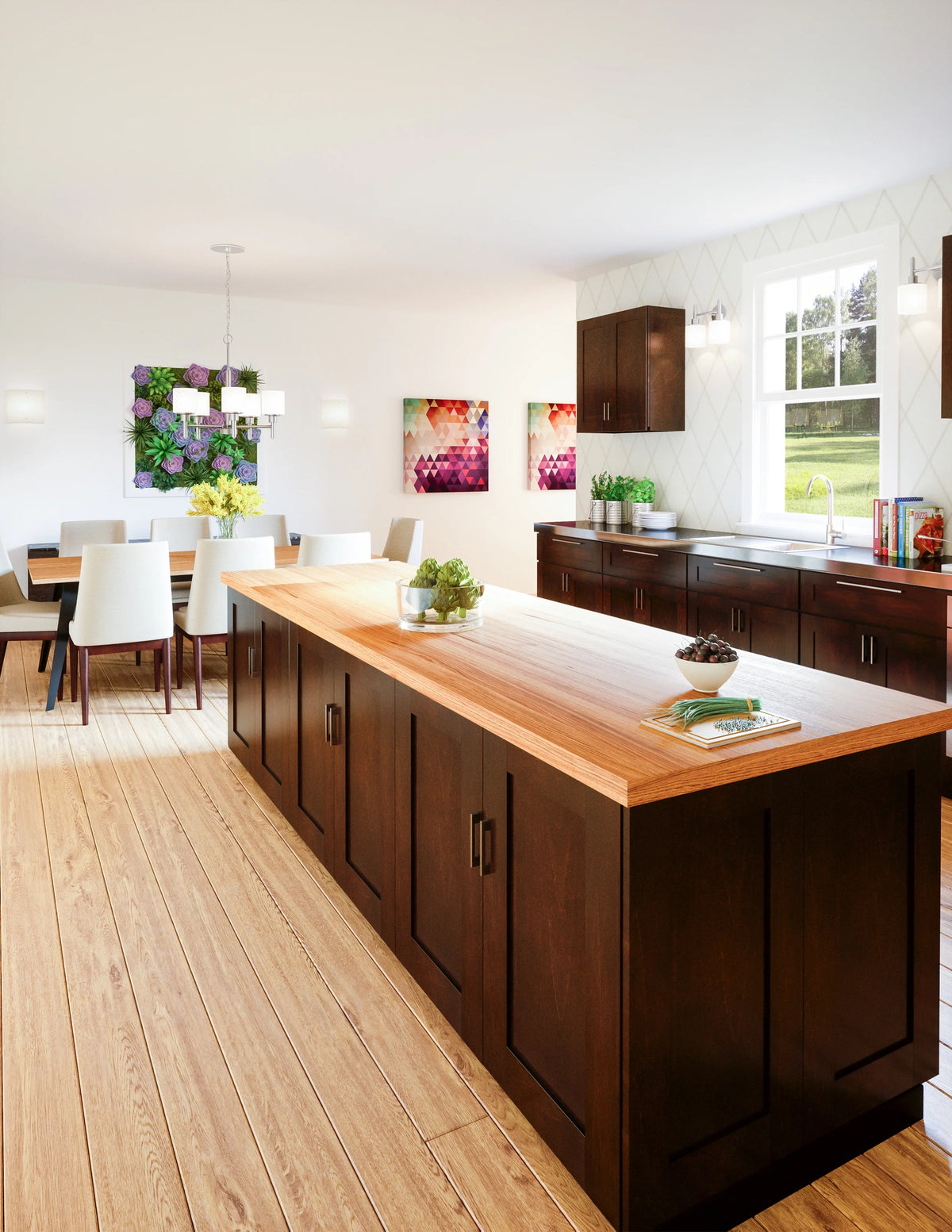 Espresso Shaker Wall Kitchen Cabinet 30x30x12 U2652