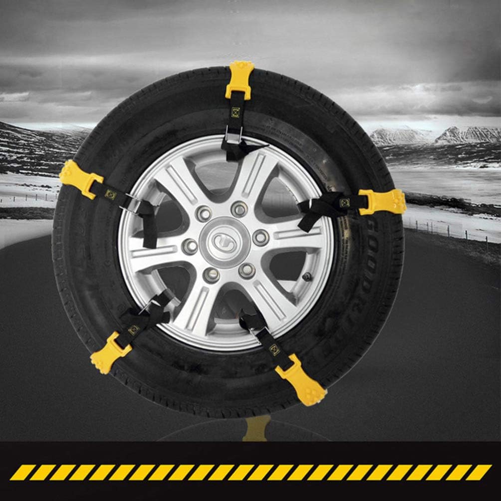 10Pcs Car Snow Chains Anti Slip Tire Chains N112585