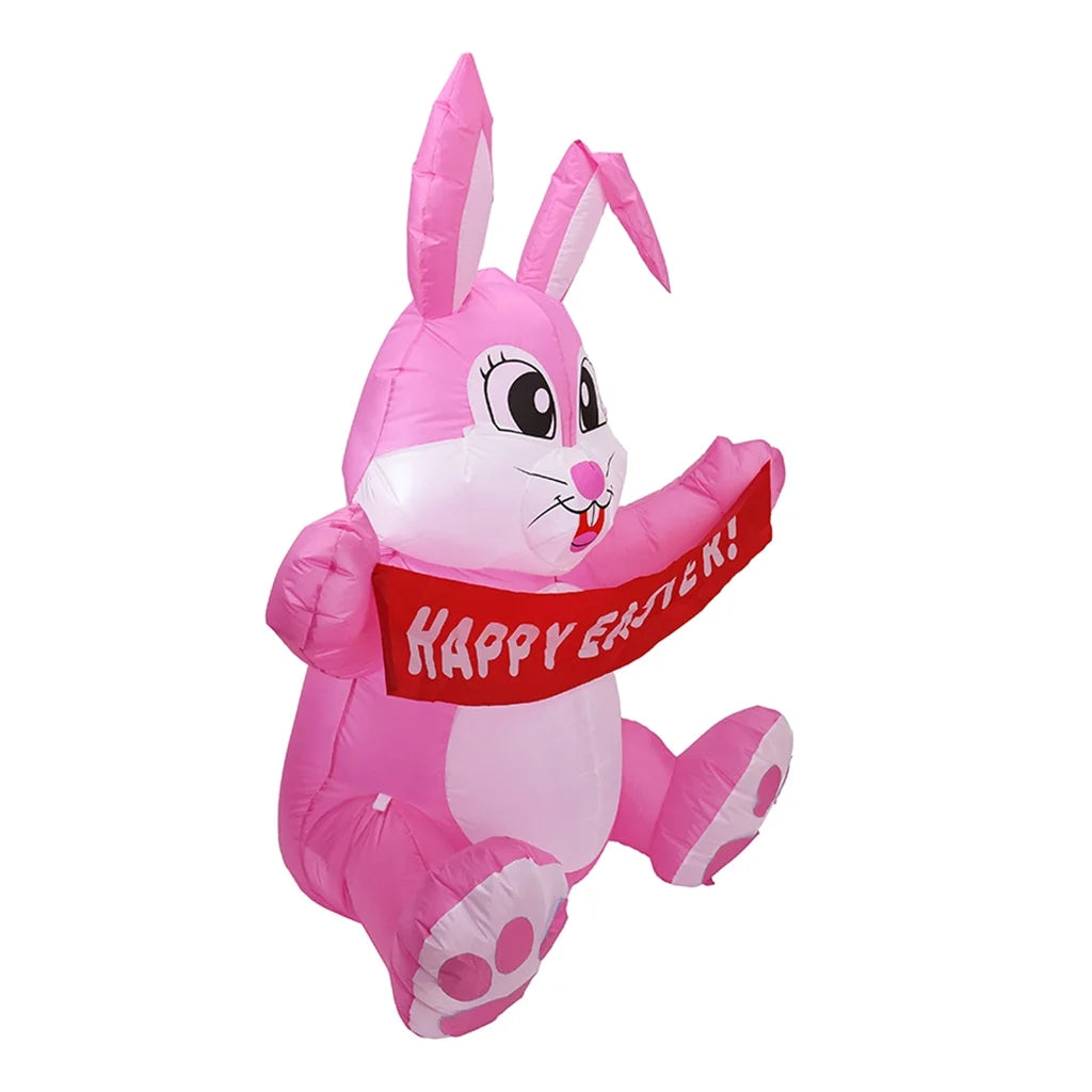 Inflatable LED Night Light Easter Bunny Decorations P180