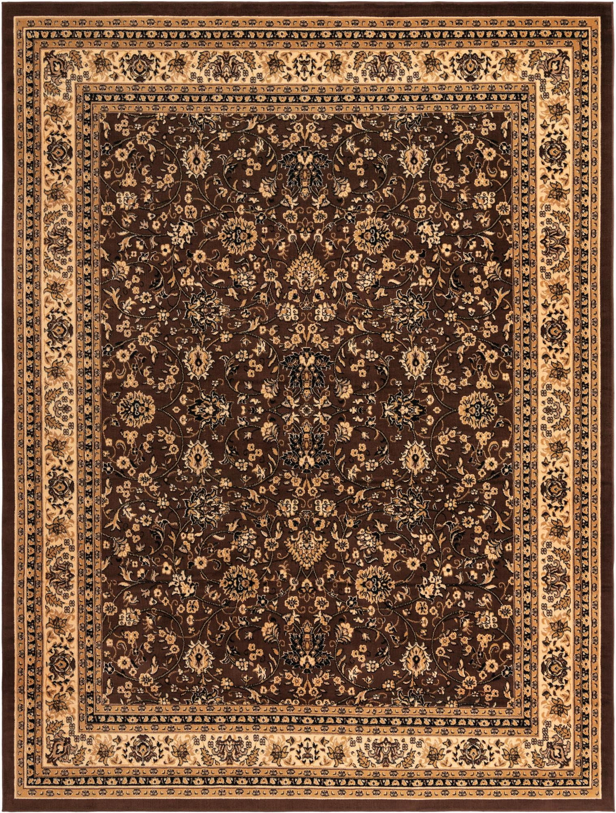 10' x 13' Brown Medium Rug E58192