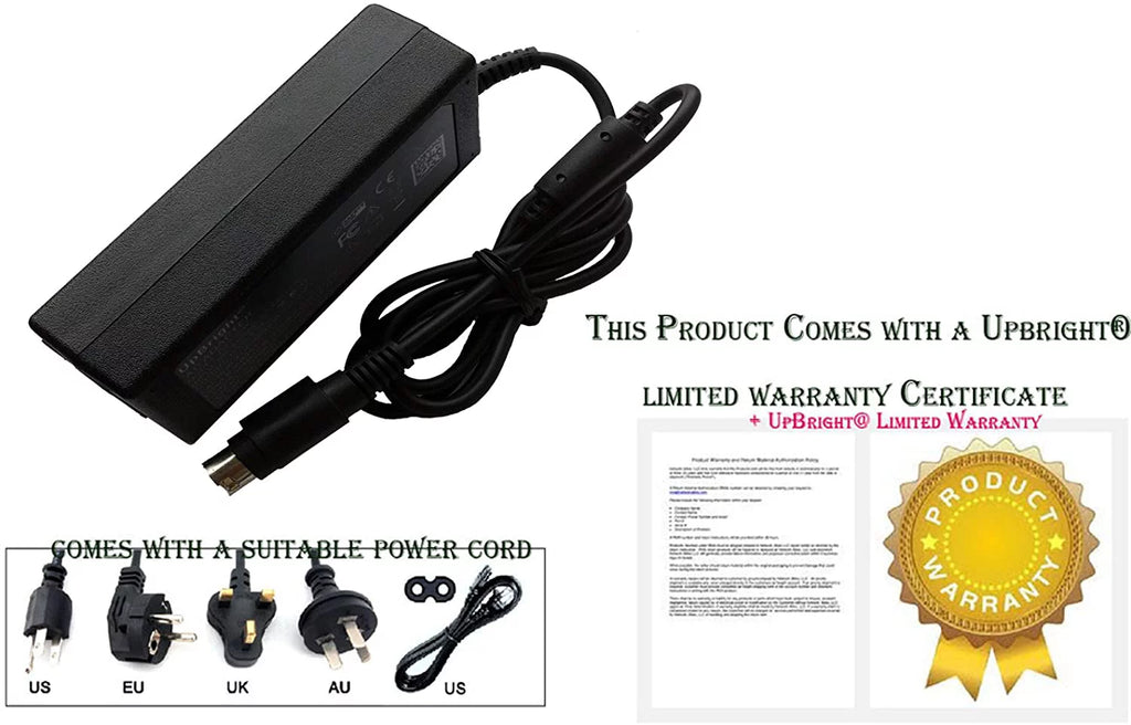 3-Pin DIN AC / DC Adapter Switching Power Supply Cord Cable Charger B6956
