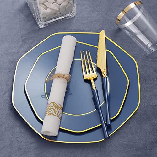 350 Pcs Plastic Dinnerware Set for 50 Guests H5687
