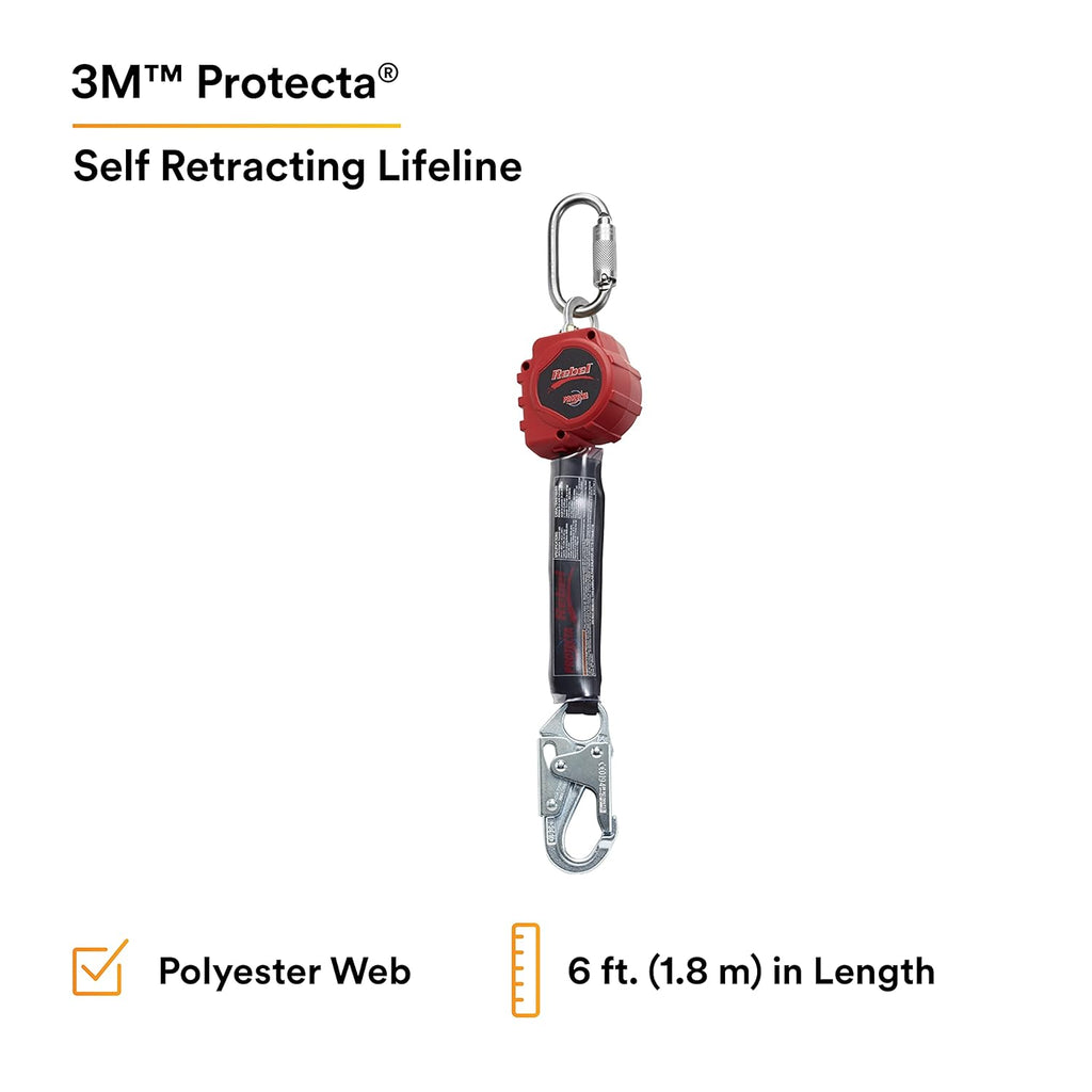 Self Retracting Lifeline with Steel Snap Hook and Carabiner C212733