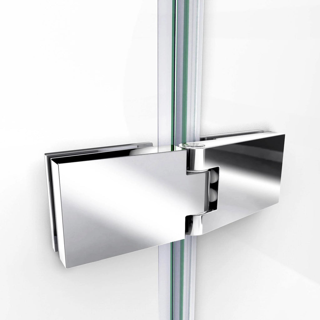 Frameless Shower Door in Brushed Nickel H35435