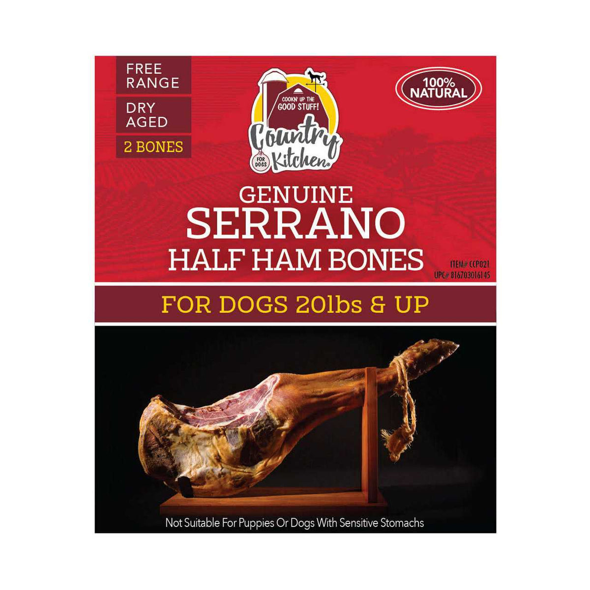 Serrano Ham Bones Dog Treats R2680