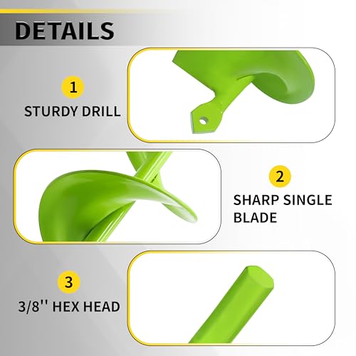 3" x 24" Garden Auger Drill Bit B990