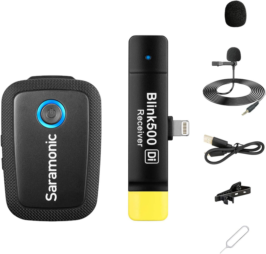 2.4GHz Wireless Lavalier Microphone System with USB-C Receiver L246372