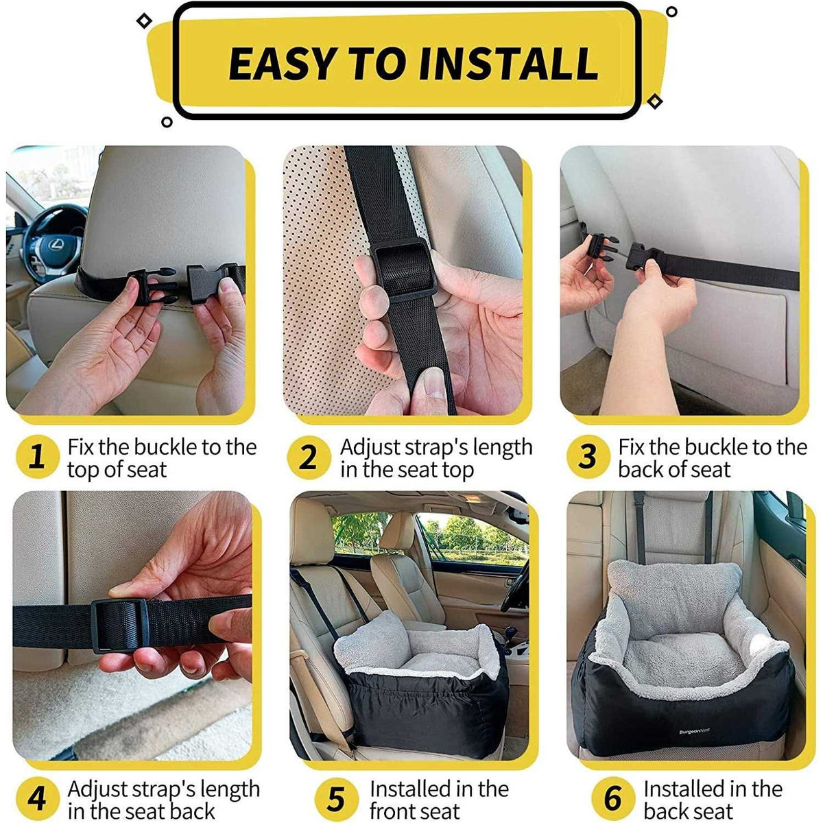 Dog Car Seat for Small Dogs V309345