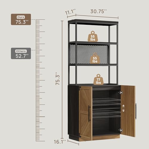 5 Tier Bookcase with Door Z5589