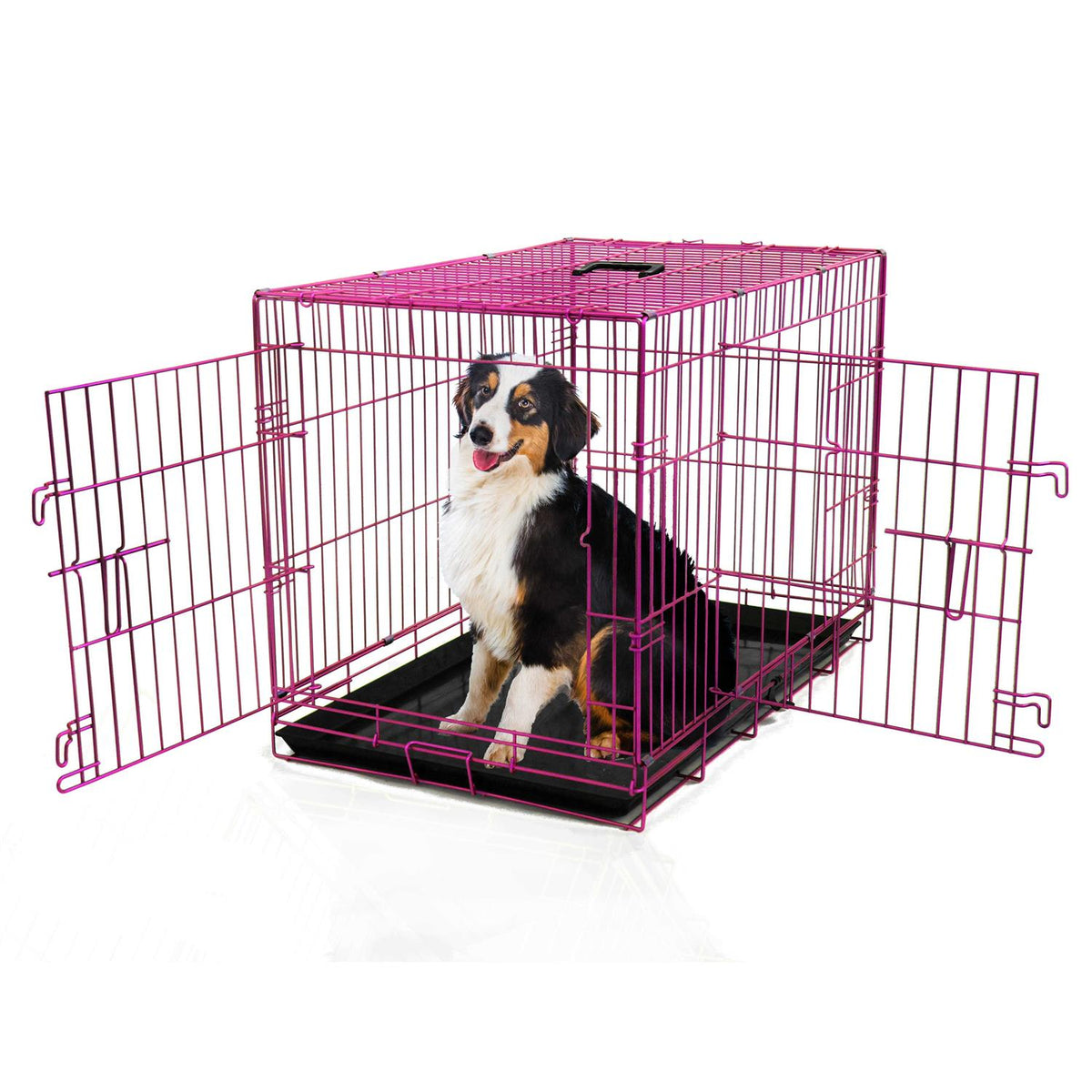 Colored Metal Wire Dog Crate Q284979