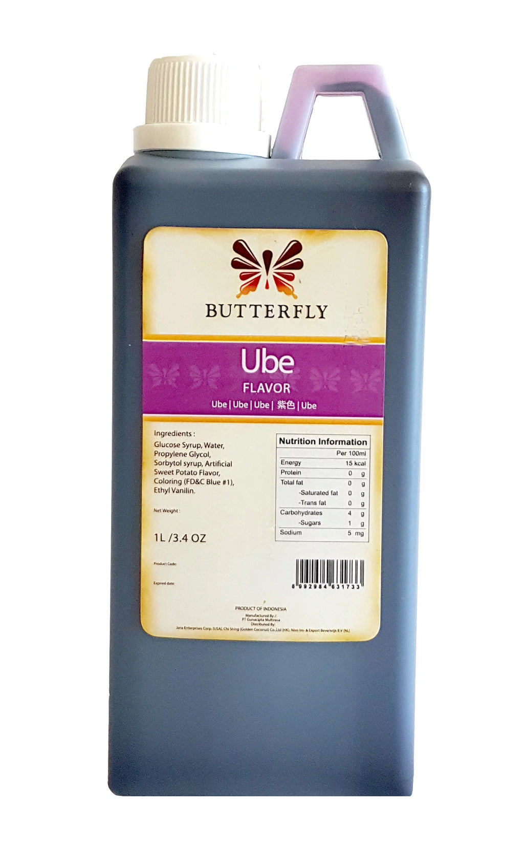 Ube Purple Yam Flavoring Extract 1 Liter 33.8 Oz G1925