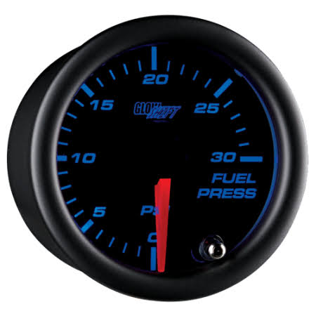 Tinted 7 Color 30 PSI Fuel Pressure Gauge R5116