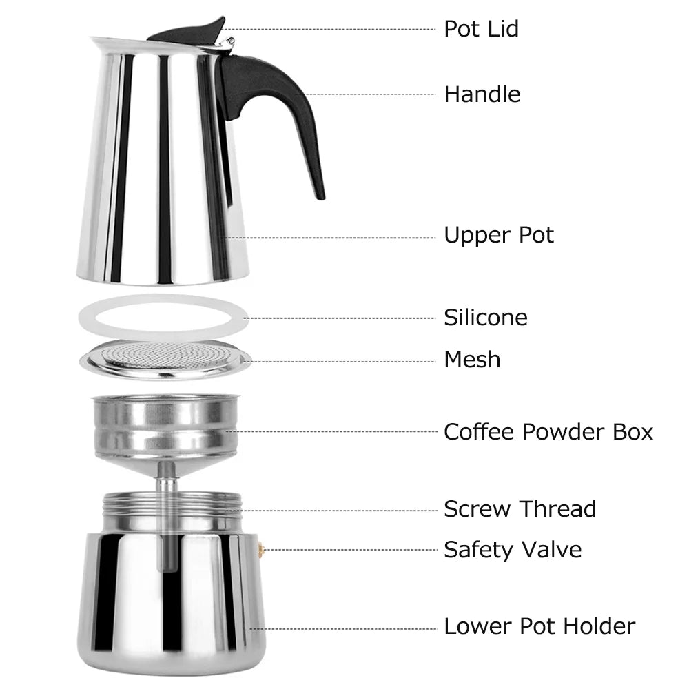 Stainless Steel Electric Coffee Maker V920