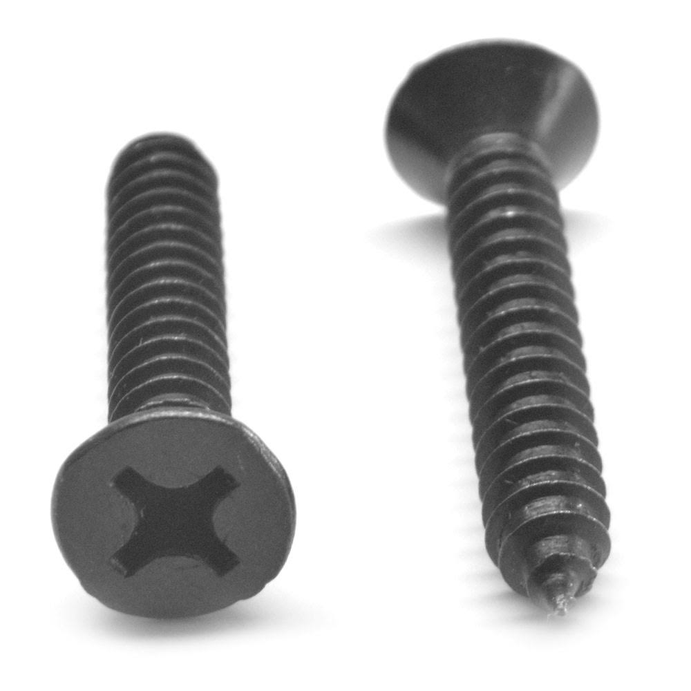 #6-18 x 2 Phillips Flat Head Sheet Metal Screw B2040
