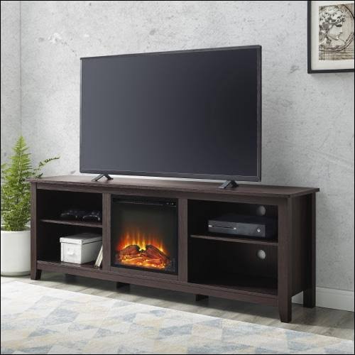 Fireplace TV Media Storage Stand P349