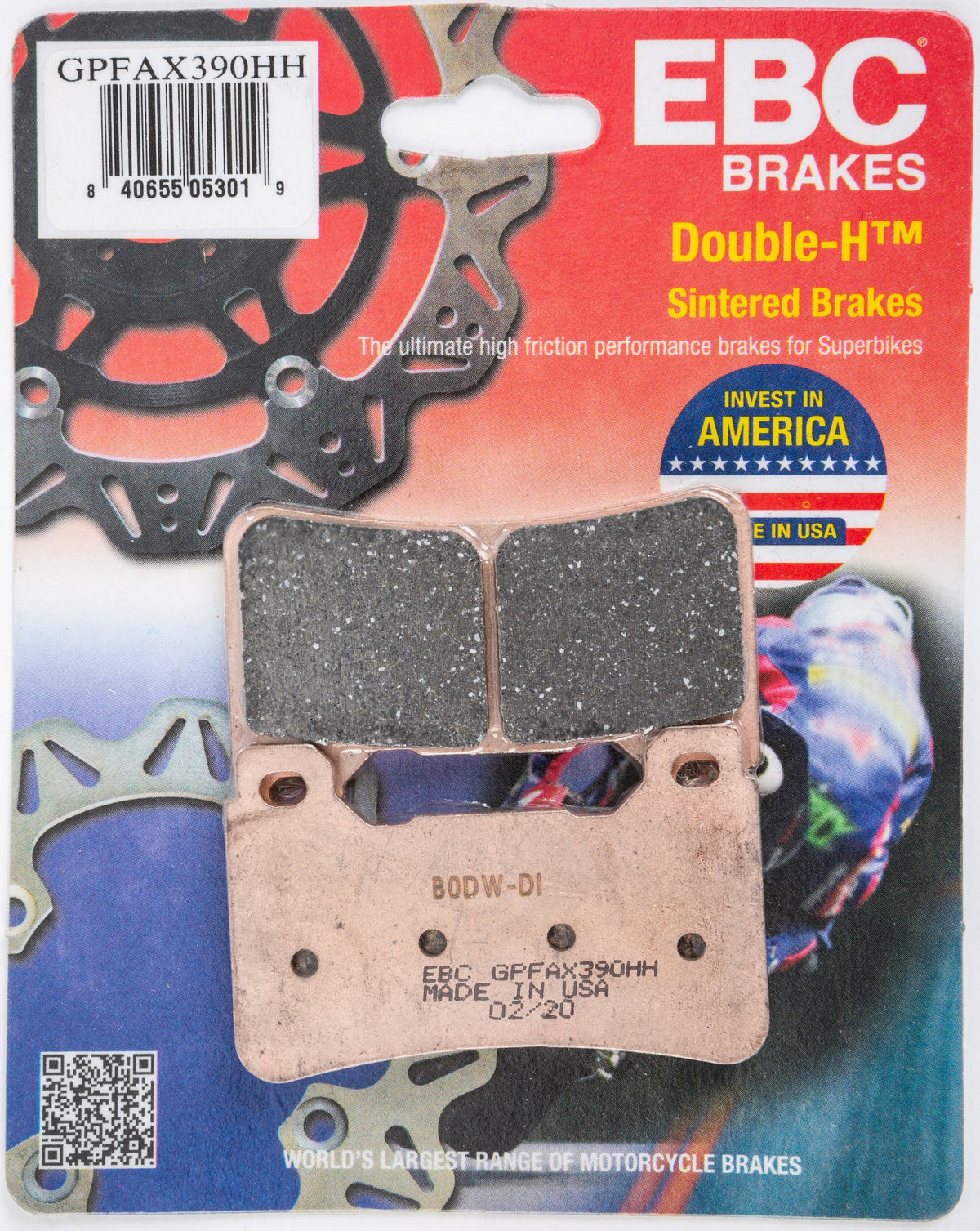 Sintered Road Race Brake Pads S186