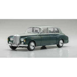 1/18 Scale Rolls Royce Phantom VI Green Silver N603675