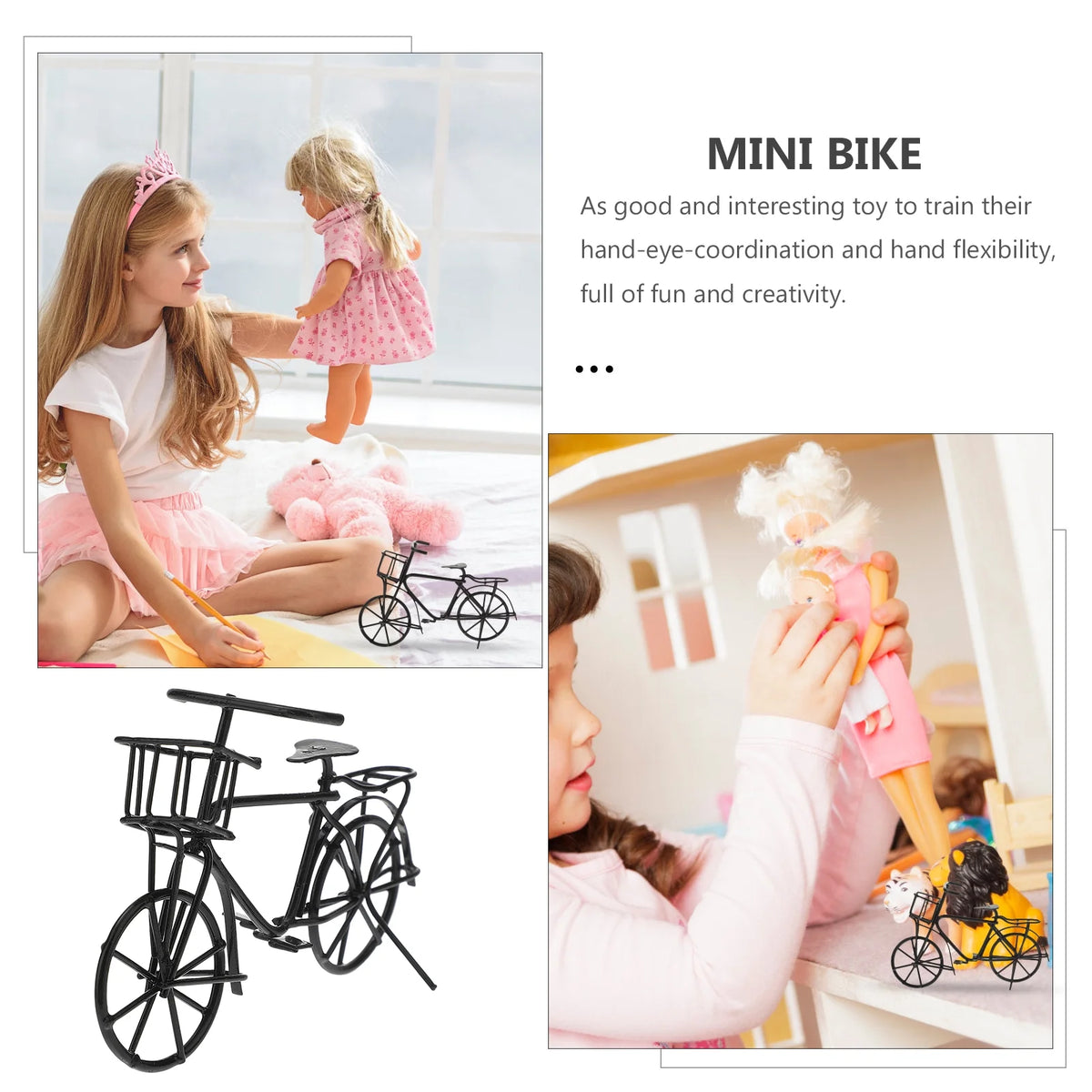 Miniature Metal Bike Decorations G69122