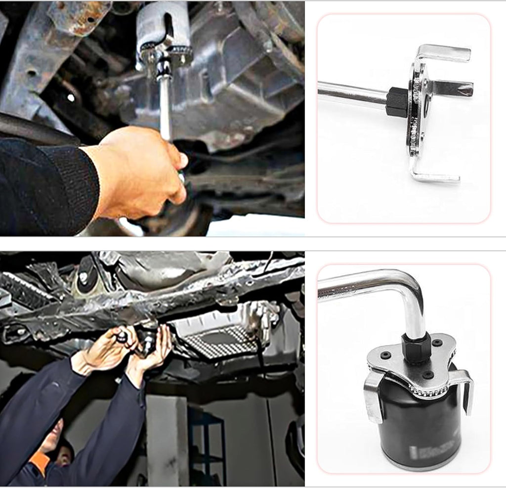 3 Jaw 2 Way Adjustable Oil Filter Wrench Tool U41639