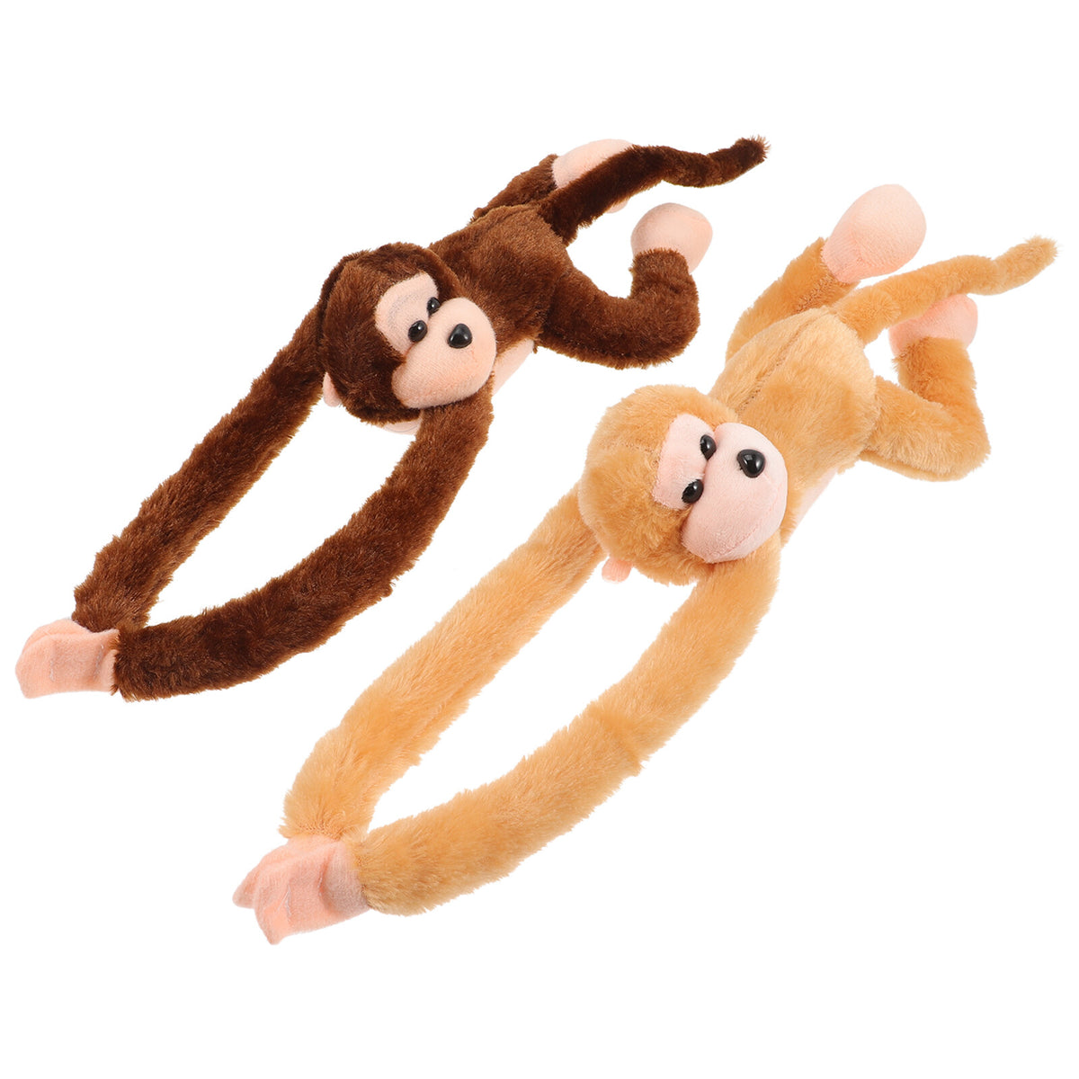 2Pcs Hanging Plush Monkey Doll Stuffed Animal Toy M213912