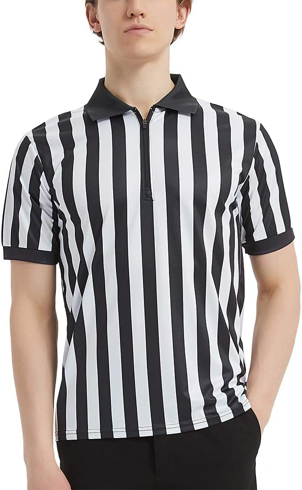 Men's Pro Referee Shirt with Quarter Zipper T11941
