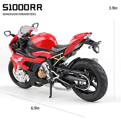1:12 Scale Die Cast Motorcycle Model (Black) X8709
