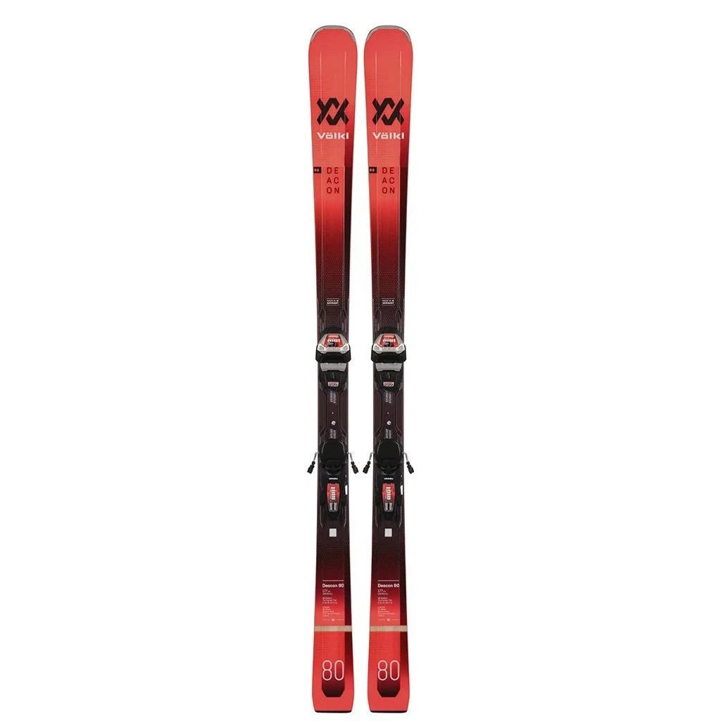 2021 Volkl Deacon 80 Skis with Lowride XL 13 FR Bindings - 182 E547419