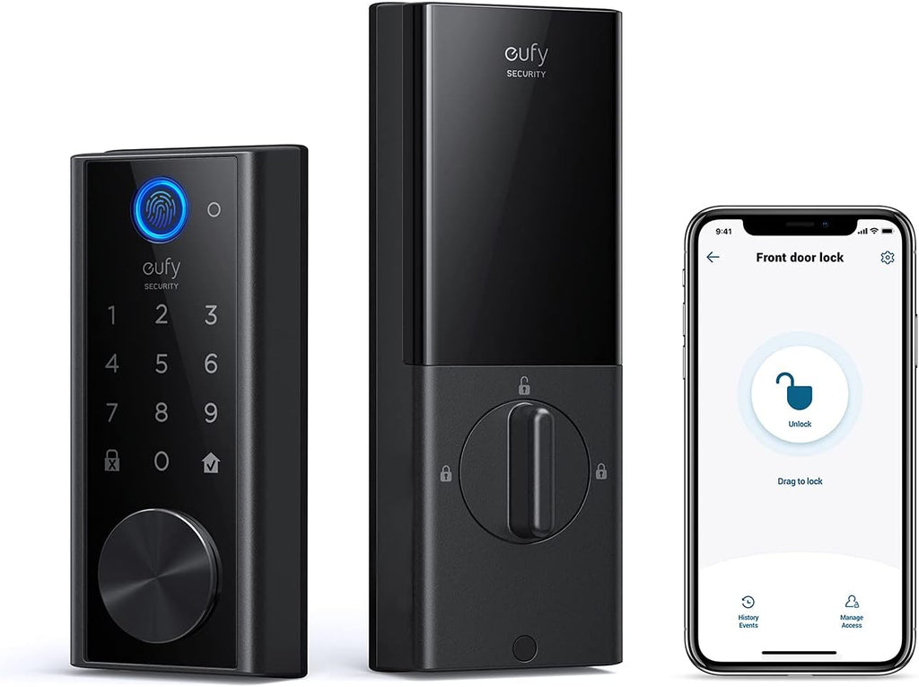 Smart Lock with Fingerprint Scanner and Touchscreen Keypad P419140