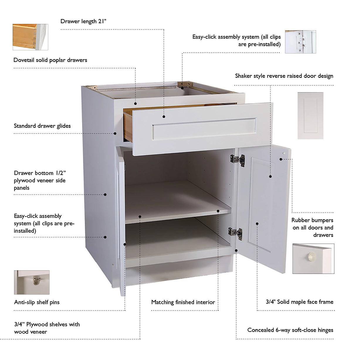 Espresso Shaker Wall Kitchen Cabinet 30x30x12 U2652