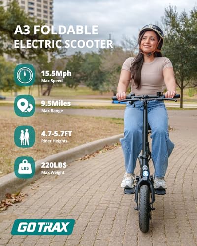White Electric Scooter with Seat, 12" Pneumatic Tire, 400W Motor H7001