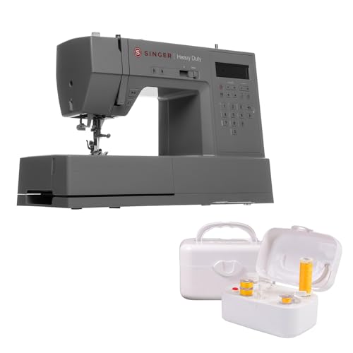 Heavy Duty Computerized Sewing Machine with 215 Stitches, LCD Screen, Metal Frame X77824