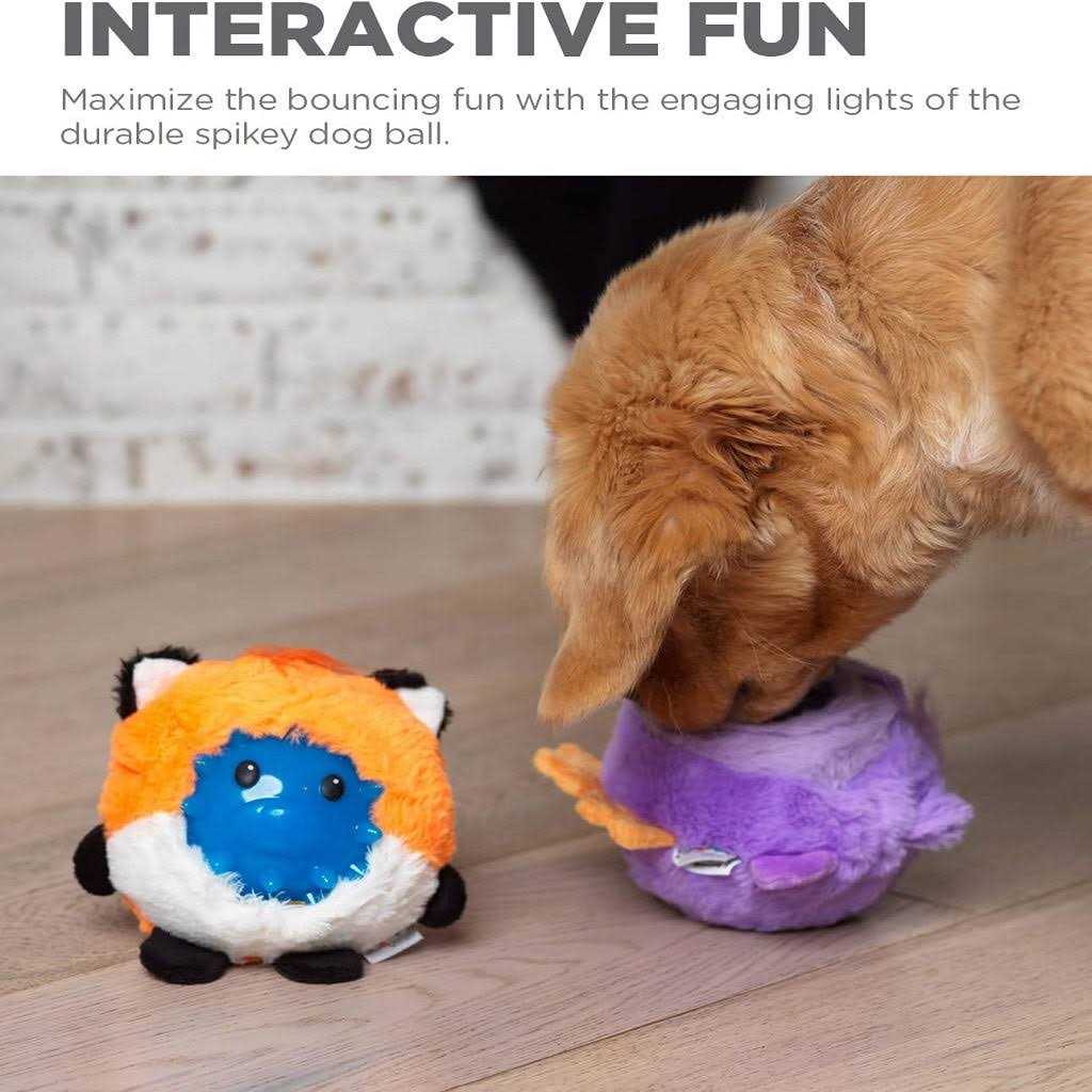 Interactive Plush Toy with Light up Dog Ball D171184