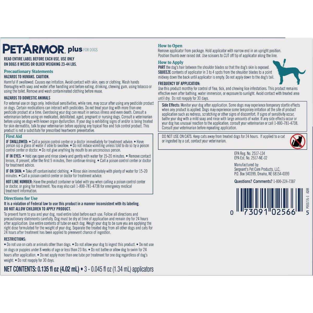 Flea Tick Treatment for Dogs P2019