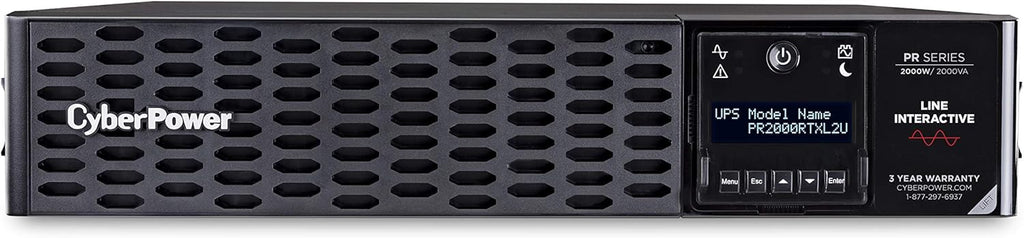 UPS System, 1000VA/1000W, 8 Outlets, 2U Rack/Tower X7097