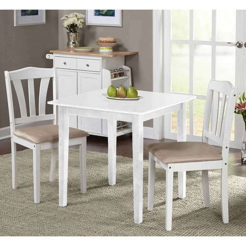 3-Piece Indoor Wood Dining Set with Table and Chairs N5099