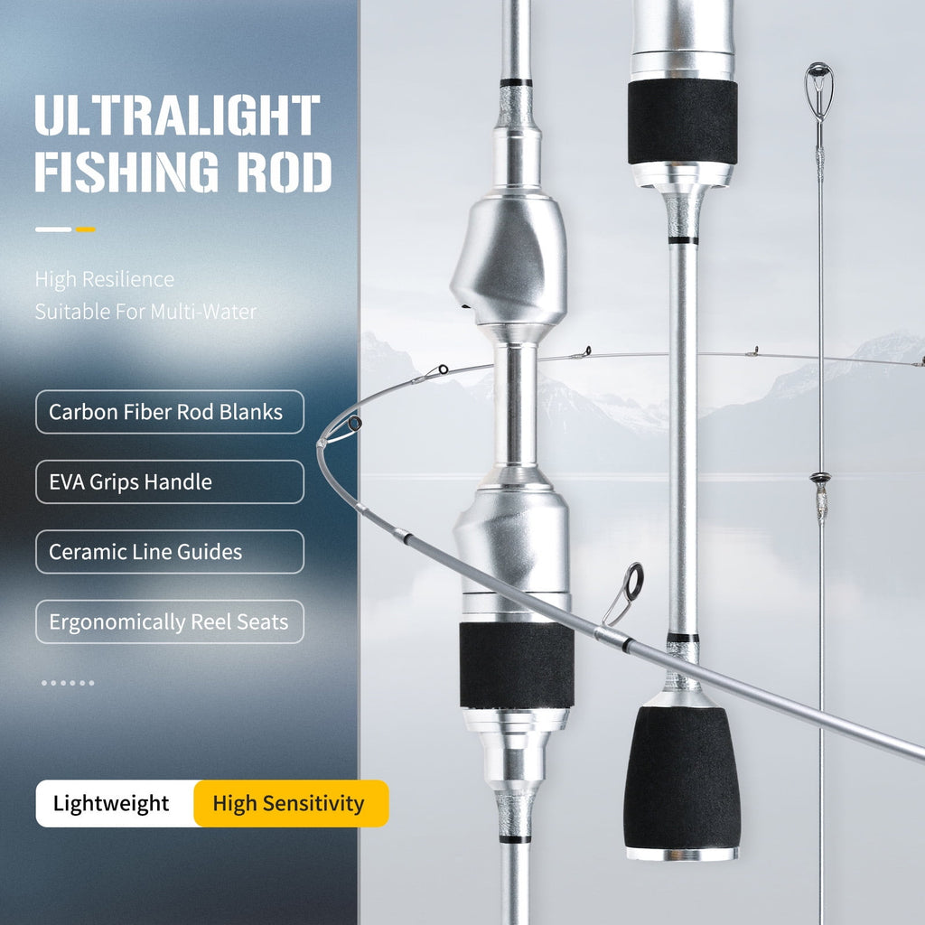 Ultra-lightweight Carbon Fiber Fishing Rod with EVA Handle and Ceramic Guides E5098