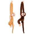 2Pcs Hanging Plush Monkey Doll Stuffed Animal Toy M213912