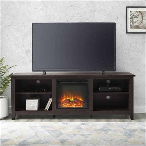 Fireplace TV Media Storage Stand P349