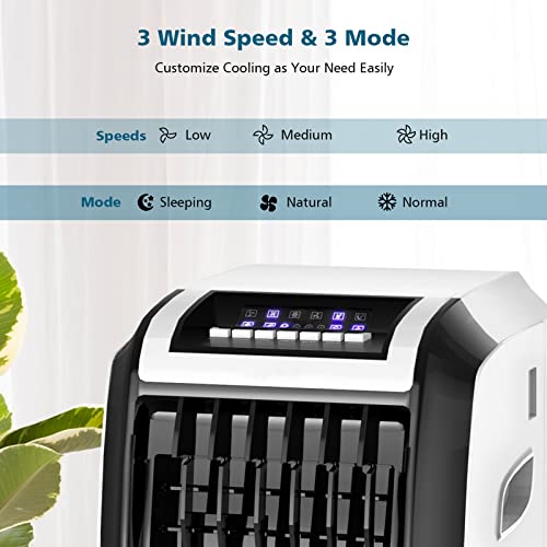 Evaporative Air Cooler with Remote Control, 6.5L Water Tank S700586