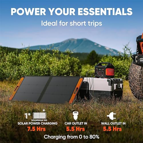 518Wh Portable Lithium Power Station with 110V/500W AC Outlet D518