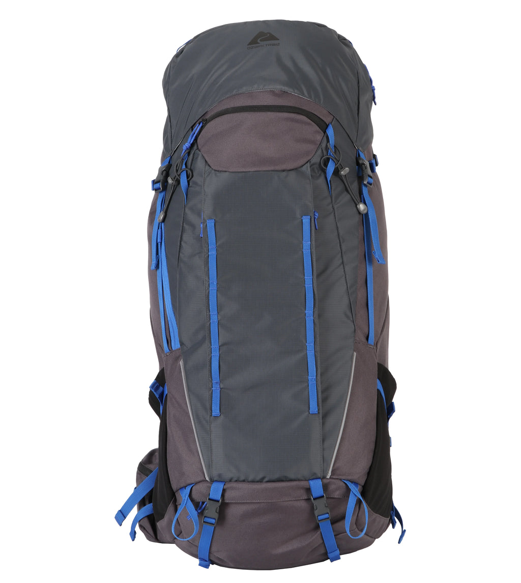 65 Liter Gray Backpacking Backpack V5694