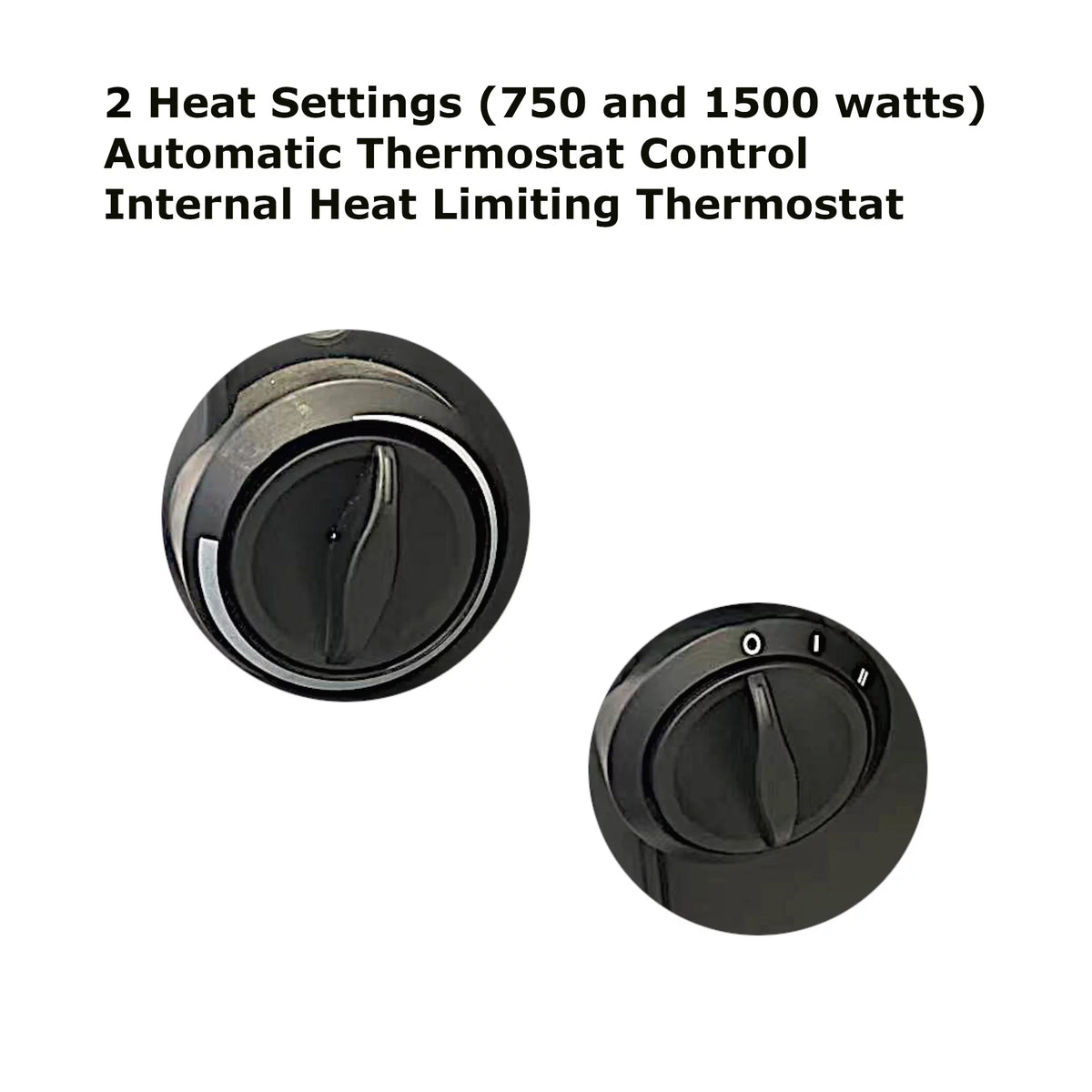 25" Electric Baseboard Convection Heater, Black Q355