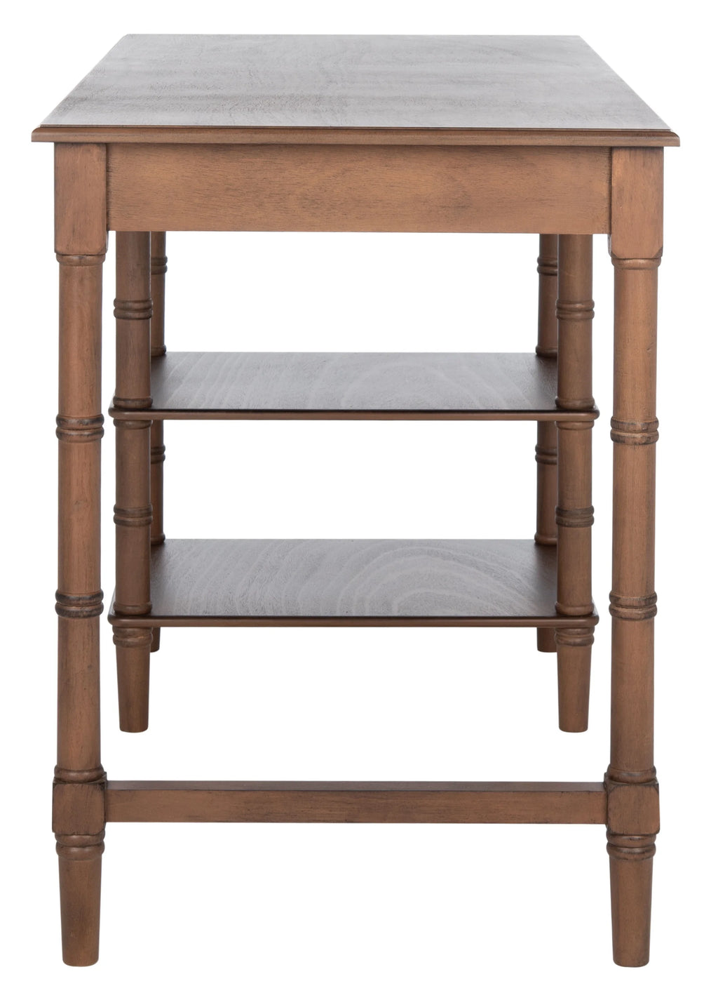 Brown Wood 1-Drawer Writing Desk E818568