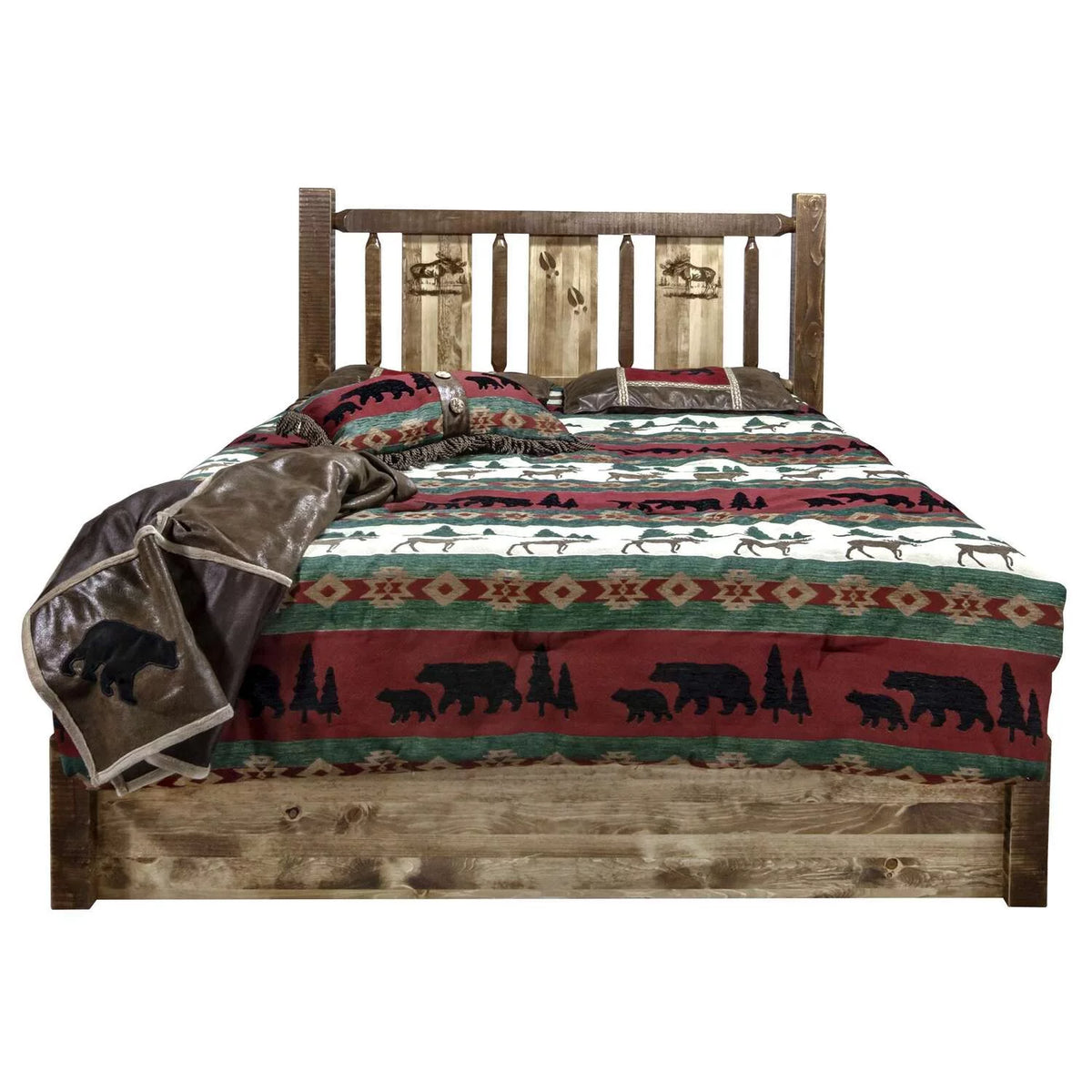 California King Platform Bed with Storage U595172
