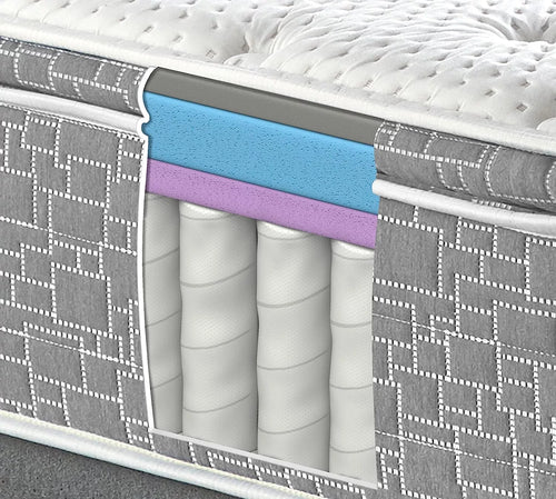 12 Inch Memory Foam Hybrid Mattress Queen O7222