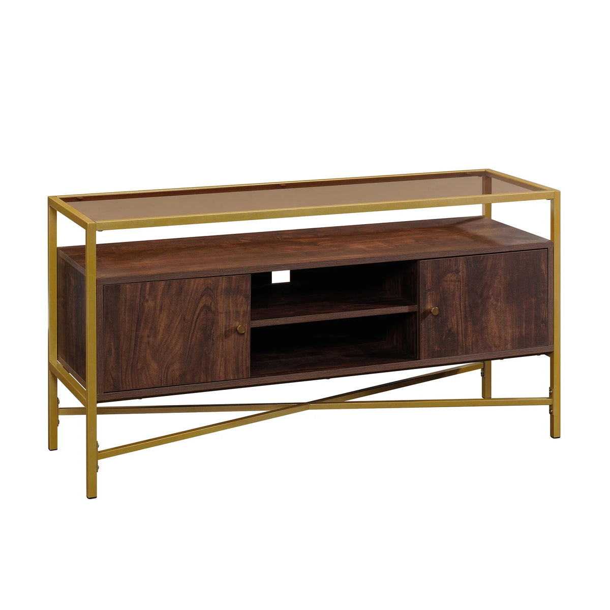 Walnut Finish TV Stand O127