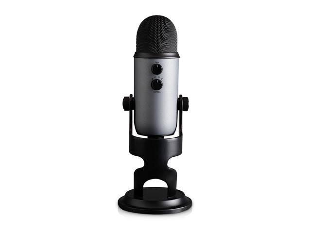 Blue Yeti Slate USB Mic with USB Hub and Pop Filter N9816