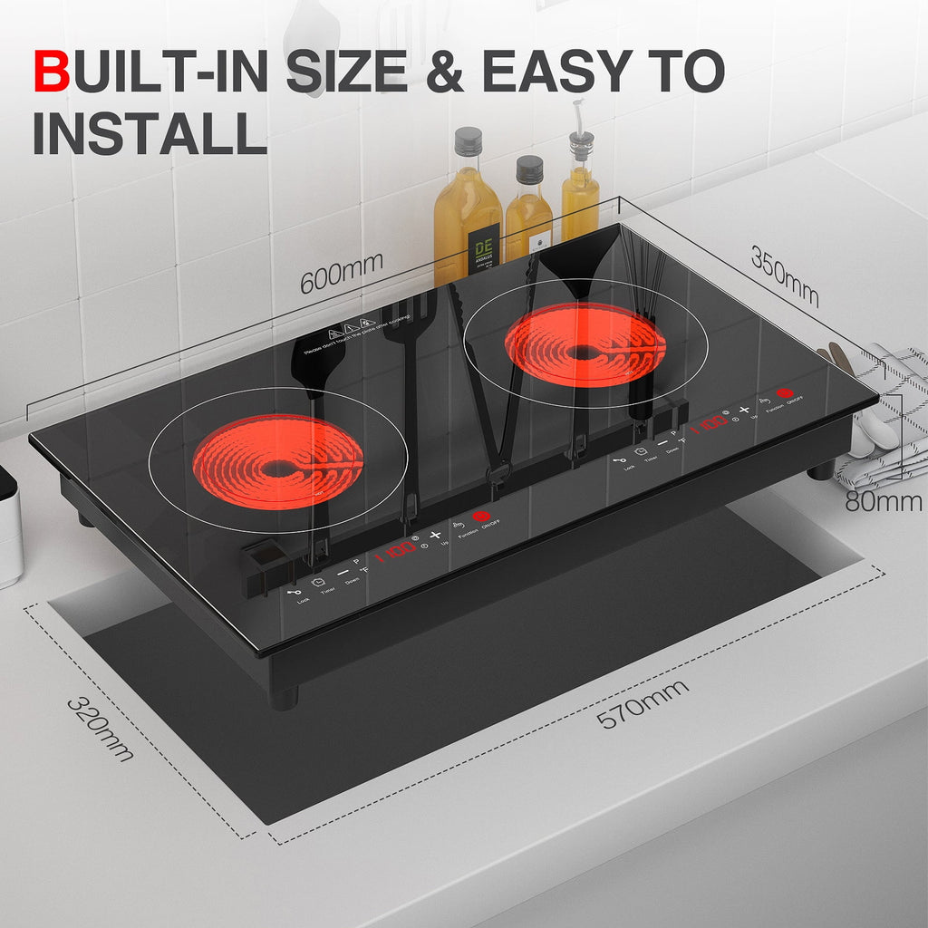 24 Inch 2400W Electric Ceramic Cooktop K2332