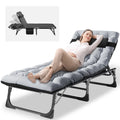 Folding Camping Cot with Mattress and Pillow M73050