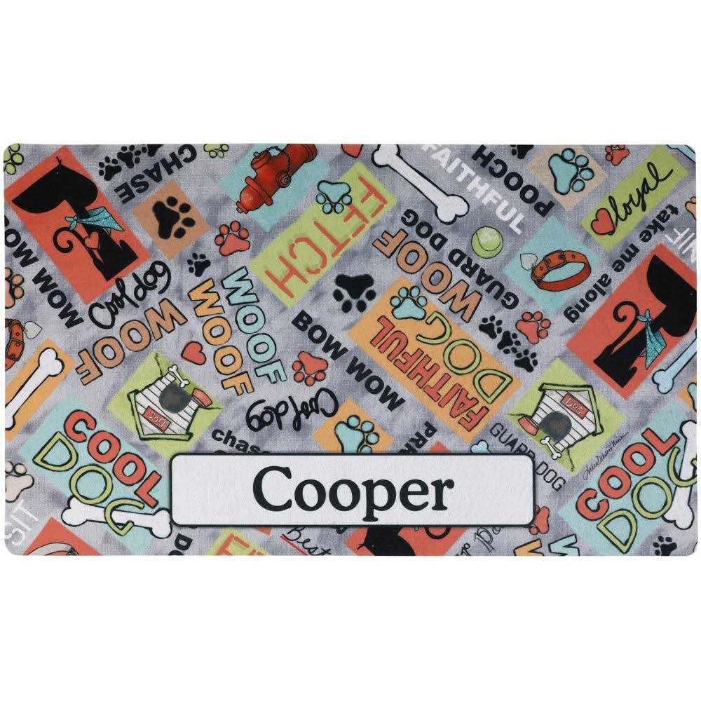 Personalized Pet Bowl Placemat I654